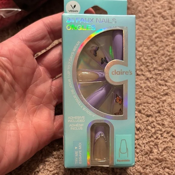 🔅5/$20 Claire’s faux nails ongles - Picture 1 of 5